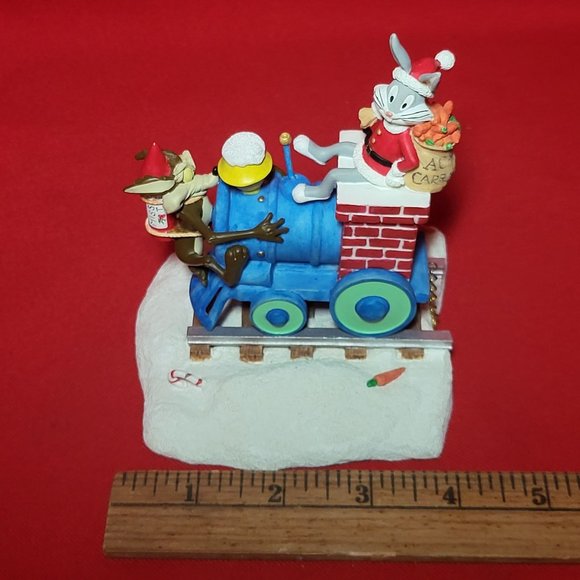 VTG Looney Tunes Christmas Express Train Bugs Bunny Wily E Coyote Road Runner - Picture 11 of 15